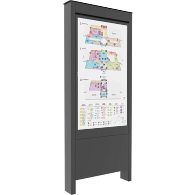 Chief Impact Outdoor Kiosk E4  BLACK 