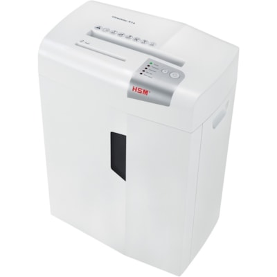 HSM shredstar X14 Cross Cut Shredder - Cross Cut - 14 Per Pass - for shredding Paper, CD, DVD - P-4 - 23.09 L Wastebin Capacity - White TYPE III LVL 4 6.1GAL 6.1 GALLON CAPACITY