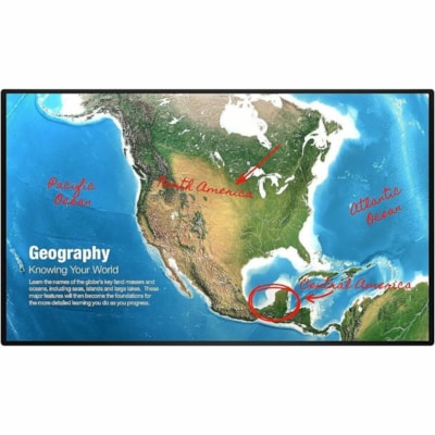 Sharp AQOUS BOARD 4WB55FT5U Collaboration Display - LCD - Infrared (IrDA) - Touchscreen - 3840 x 2160 - LED - 270 cd/m² - 1,300:1 Contrast Ratio - 2160p - USB - HDMI - VGA PLAY  LED DIRECT BACKLIGHT  LA NDSCAPE  HDMI X 3  R