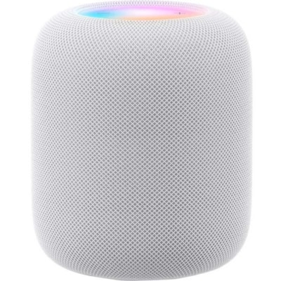 Apple HomePod (2nd Generation) Portable Bluetooth Smart Speaker - Siri Supported - White - Dolby Atmos - Wireless LAN  SPKR 