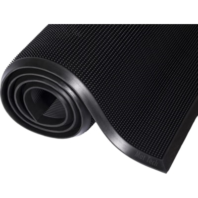 Mat Tech - Tapis de sol Mat-A-Dor - Intérieur, Extérieur, Entrée - longueur de tapis 72 po (1828,80 mm) x largeur de tapis 36 po (914,40 mm) x épaisseur de tapis 0,625 po (15,88 mm) - Caoutchouc - Noir - 1 chaque  