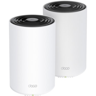 TP-Link Deco X80 Wi-Fi 6 IEEE 802.11 a/b/g/n/ac/ax Ethernet Wireless Router - Dual Band - 2.40 GHz ISM Band - 5 GHz UNII Band - 4 x Antenna(4 x Internal) - 744 MB/s Wireless Speed - 2 x Network Port - 1 x Broadband Port - 2.5 Gigabit Ethernet  WRLS 
