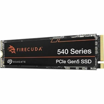 Seagate FireCuda 540 2 TB Solid State Drive - M.2 2280 Internal - PCI Express NVMe (PCI Express NVMe 5.0 x4) - Desktop PC Device Supported - 2000 TB TBW - 10000 MB/s Maximum Read Transfer Rate - Retail  INT 