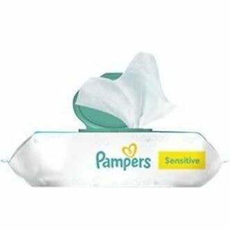 Pampers Sensitive Cleaning Wipe - White - 588 / Box SENSITIVE PERFUME FREE 588 COUNT