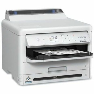 Imprimante à jet d'encre WorkForce Pro WF-M5399 Bureau - Monochrome Epson - 1200 x 2400 dpi Impression - Automatique Recto/Verso - 250 Feuilles Entrée - Ethernet - Réseau sans-fil - Epson Connect, Apple AirPrint, Service d'impression Mopria, Wi-Fi direct - 70000 Cycle d'utilisatio  