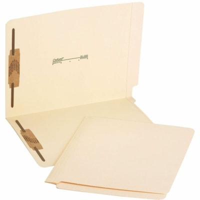 Pendaflex Droit Onglet coupé format lettre, format légal Recyclé Chemise avec fixateur avec Attache - 9 1/2 po (241,30 mm) x 12 1/2 po (317,50 mm) - 3/4 po (19,05 mm) Extension - 2 x Encollé Attache(s) - 2 po (50,80 mm) Capacité de trombone - Extremité Posit ATTACHE 2 PO (POSITION 1&3) ONGLET ENTIER 50/BTE