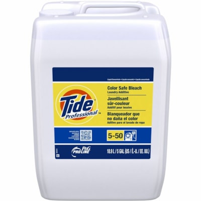 Tide Pro Line Professional Color Safe Bleach Laundry Additive - For Laundry, Garment, Linen - Concentrate - Liquid - 18.93 L - Color Safe, pH Neutral, Soft, Chlorine-free - 1 Pack 5-50  CLOSED LOOP 