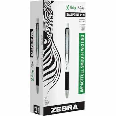 ZEBRA Z-GRIP FLIGHT NOIR 