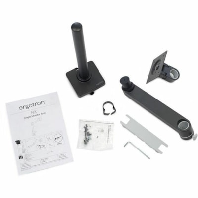 Ergotron Mounting Arm for Monitor - Black  