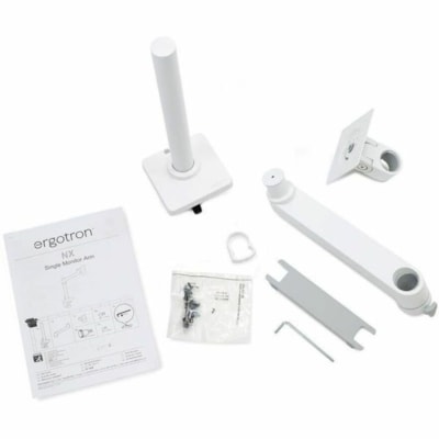 Ergotron Mounting Arm for Monitor - White  