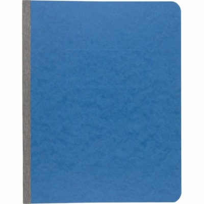 ACCO Presstex Letter Report Cover with Fastener - 3" (76.20 mm) Folder Capacity - 8 1/2" (215.90 mm) x 11" (279.40 mm) - 1 x Prong Fastener(s) - 20 pt. (7.04 mm) - Tyvek, Presstex - Light Blue - 1 Piece 2 PRONG FASTENER 8-1/2 CENTRE 3" CAP.  50% RECYCLED  30% PCW