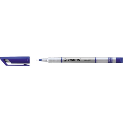 Schwan-STABILO - Stylo-feutre Sensor, bleu, pointe fine de 0,3 mm - Ink Bleu - 10 / boîte LARGEUR DU TRAIT : 0.3MM 