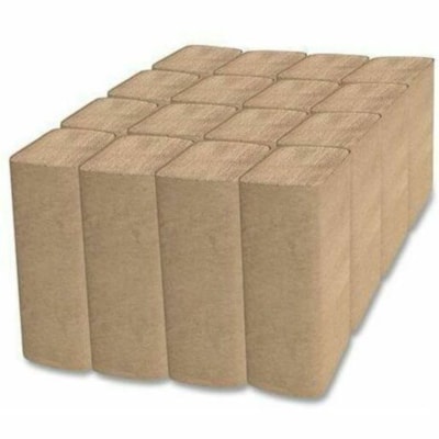 Cascades PRO Singlefold Paper Towel, 9 x 9.45 in - 1 Ply - Single Fold - 9.10" (231.14 mm) Width x 10.20" (259.08 mm) Length - Natural - Fiber - 250/Pack - 16 / Carton 9"X9.45" 