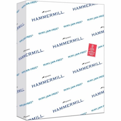 Hammermill - Papier Hammermill Copy Plus, blanc, format A4, 10 rames/CT - 92 Luminosité - A4 - 8 1/4 po (209,55 mm) x 11 3/4 po (298,45 mm) - 20 lb (9071,85 g) Poids de Base - Sans bourrage, Technologie ColorLok, Sans acide - Blanc - 5000 Feuilles - 500 Feuilles per rame - 10 Ramette  
