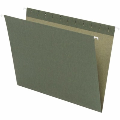 Grand & Toy Letter Hanging Folder - 8 1/2" (215.90 mm) x 11" (279.40 mm) - Green - 25 / Unit  PREV 99677