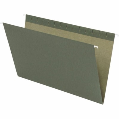 Grand & Toy Legal Hanging Folder - 8 1/2" (215.90 mm) x 14" (355.60 mm) - Green - 25 / Unit  PREV 99682