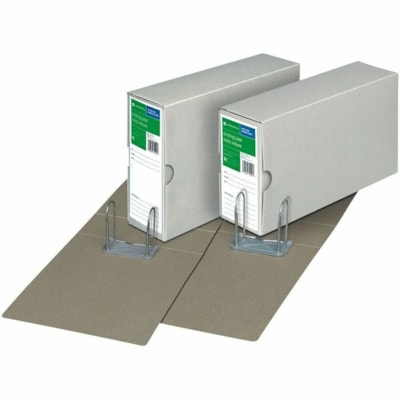 Grand & Toy Arch File Binding Case, Grey, #4 Note Size, 8 3/8" x 3 1/2" x 5 1/8" - 5.1" (129.5 mm) Height x 8.3" (210.8 mm) Width x 3.5" (88.9 mm) Depth - 3.5" (88.9 mm) Maximum Capacity - Document, Paper Capacity - For 5 1/2" (139.70 mm) x 8 1/2" (215.90 mm) Sheet - 2 x Holes - Lever Arch File - Gr FOR 5-1/2X8-1/2 PAPERS REMOV- ABLE 3-1/2 ARCH 100% RECYCLED