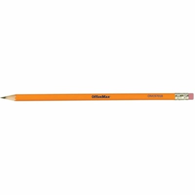 Grand & Toy OfficeMax Economy Wood HB Pencils - Black Lead - HB - Orange Barrel - 12 / Box 12/BX REPLACED 97018 UNSHARPENED