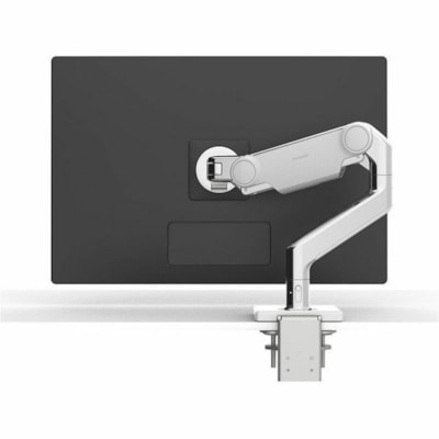 M10 MONITOR ARM FOR SINGLE MON ITOR WITH M/CONNECT 3 CHARGING  HUB - POLISHED ALUM