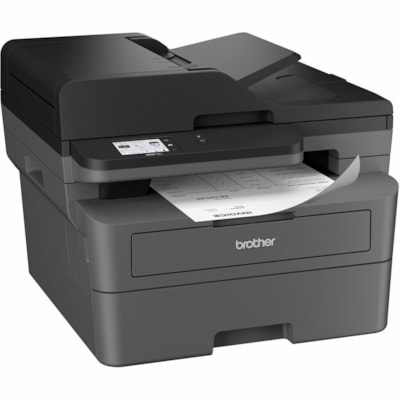 Brother MFC-L2820DW Wireless Laser Multifunction Printer - Monochrome - Gray - Copier/Fax/Printer/Scanner - 34 ppm Mono/7.9 ppm Color Print - 1200 x 1200 dpi Print - Automatic Duplex Print - Up to 35000 Pages Monthly - Monochrome Scanner - 1200 x 1200 dpi Optical Scan - Ethernet - Wireless LAN - App ER MULTIFUNCTION 