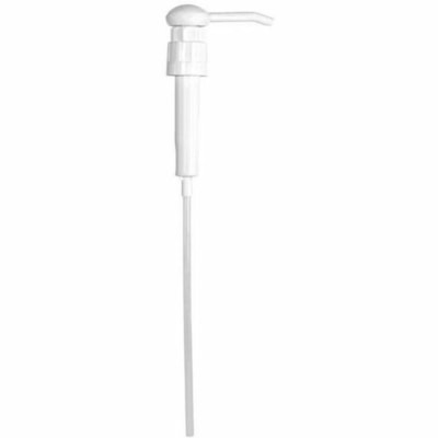 Globe Bottle Pump - 1 Oz / 4L Jugs / White - 29.57 mL - Fits 2 L, 20 L - 13.25" (336.55 mm) x 1.75" (44.45 mm) x 4.25" (107.95 mm) - Durable 29ML 