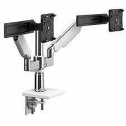 M/FLEX WITH M2.1 MONITOR ARMS AND SLIDER (2)  DUAL ARM BRACK ET  TWO-PIECE CLAMP