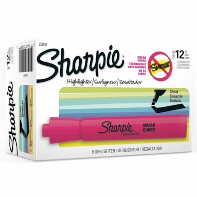 SURLIGNEUR SHARPIE TANK ROSE POINTE BISEAUTÉE ENCRE LAVABLE SANFORD