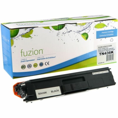 fuzion Premium Laser Toner Cartridge TN-436BK - Black - 1 Each - 6,500 Pages COMP TNR BLACK 6500