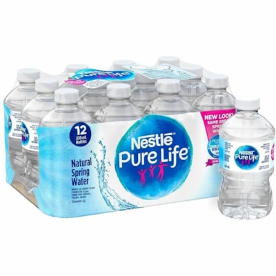 Pure Life Bottled Water - Ready-to-Drink - 330 mL - 12 / Case BOTTLED WATER  12/CS 