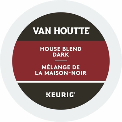 VAN HOUTTE - Coupe K Café 5000375858 - Compatible avec Cafetière Keurig K-Cup - Américaine, Normal - Foncé - Coupe K - Mélange maison, Classique - Kasher - 24 / boîte 24/BOX 