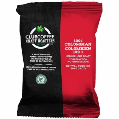 CaféSachet - Colombien, Arabica, FruitéClub Coffee - Léger/moyen  