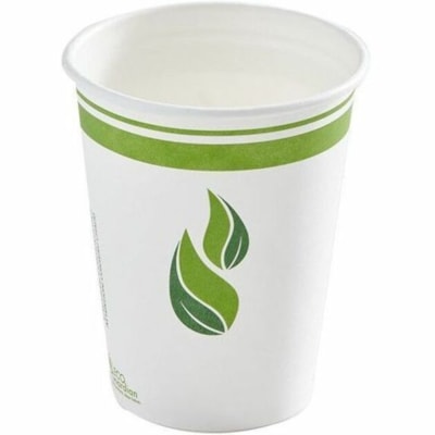 Eco Guardian - Tasse EG-P-PL-K16-W50 - 473,18 mL - Acide polylactique (PLA), Papier - Café, Thé, Déjeuner, Jus, Smoothie, Eau, Soda, Breuvage, Froid, Boisson chaude - 50 / emballage COMPOSTABLE 50PK 