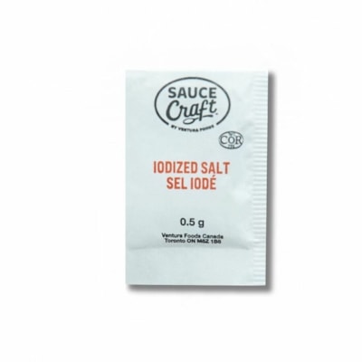 Ventura Foods Salt - 500 mg - 1000Pack SINGLE SERVE 