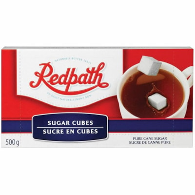 Redpath Sugar Cubes - 500 g - Cane Sugar Flavor - Granulated Sugar - 1Unit  