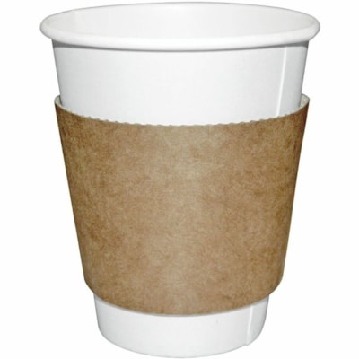 VLB Cup Sleeve - Brown - Cardboard MADE OF CARDBOARD 