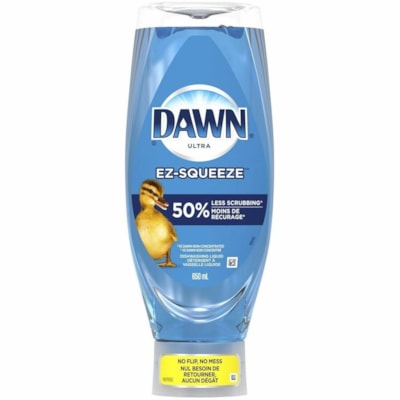 Dawn EZ-Squeeze Dishwashing Liquid - For Dish, Household - Liquid - 650 mL - Fresh Scent - No-mess - Blue - 1 Unit  
