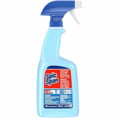 Spic and Span Glass Cleaner - For Glass - 32 fl oz (1 quart) - Blue - 1 / Pack 00639 