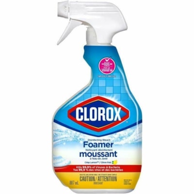 Clorox Bleach Foamer Spray - For Multipurpose - Foam Spray - 30 fl oz (0.9 quart) - Original Scent  