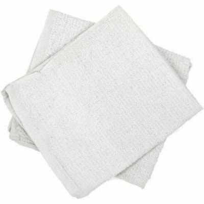 Hospeco Cleaning Wipe - For Bar, Counter, Food Service, Multipurpose - Wipe - 10 / Case - White 10LB BAG 