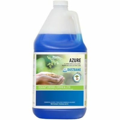 Dustbane All-Purpose Surface & Glass Cleaner - For Multipurpose - Concentrate - 135.3 fl oz (4.2 quart) - 10 to 11 pH - Low Odor, Unscented, Solvent-free, Phosphate-free, Streak-free, VOC-free, APE-free, Ammonia-free, Biodegradable, Residue-free, Versatile, ... - Blue - 4.0 Each  