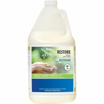 Dustbane - Restore Produit d'entretien - Pour Sol, Sol dur, Commercial - 4 L - 8,2 à 8,8 pH - Faible odeur, Sans parfum, Exempt de solvant, Sans phosphate, Antidérapant, Non jaunissant - Blanc - 4 chaque  
