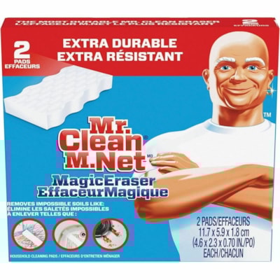 Mr. Clean Magic Eraser Extra Durable - For Wall, Floor, Multipurpose - Durable, Strong - 2 / Pack EXTRA POWER 