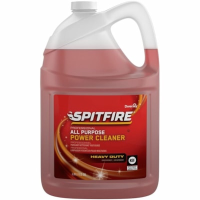 Diversey Spitfire Professional All Purpose Power Cleaner - For Multipurpose, Multi Surface - Ready-To-Use - Liquid - 3.79 L - 12.7 pH - Fresh, Pine Scent - Kosher, Pleasant Scent, Residue-free, Heavy Duty - Pink Jug - 1 Each  