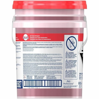 Cascade Professional Dishwashing Detergent - For Dishwasher - Concentrate - Liquid - 18.93 L - Unscented, Chlorine-free - 1  18.9L PAIL CLOSED LOOP