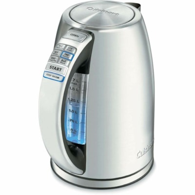 Cuisinart PerfecTemp Cordless Electric Programmable Kettle - 1500 W - 1.70 L - Silver 1500 WATTS OF POWER 