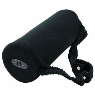 ObusForme Supporting Roll with Massage - Strap Mount - Polyurethane Foam BLACK 