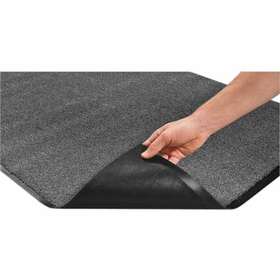 Mat Tech - Tapis de sol Proluxe - Sol, Intérieur, Entreprise - longueur de tapis 60 po (1524 mm) x largeur de tapis 36 po (914,40 mm) x épaisseur de tapis 0,310 po (7,87 mm) - Relief - Oléfine, Fibre, Vinyle - Charbon  