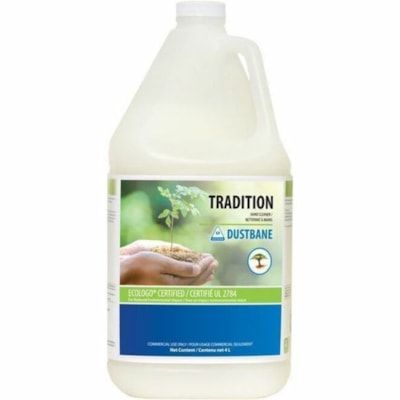 Dustbane - Tradition Nettoyant pour les mains - 4 L - Commercial, Toilettes, Restaurant, Bureau, École - Blanc - Mousse riche, Sans parfum, Exempt de solvant, Sans phosphate, Sans colorant 4L 