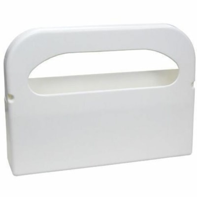 Health Gards Half-Fold Toilet Seat Cover Disp - Half-fold - 500 x Toilet Seat Cover - Polystyrene, Plastic - White - Sturdy, Long Lasting, Wall Mountable - 1 Each EAT COVER DISPENSER  WHITE 