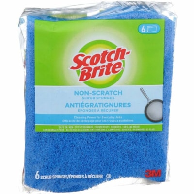 Scotch-Brite Scrub Sponge - 6/Pack SCRUB SPONGE MP6-8-CA